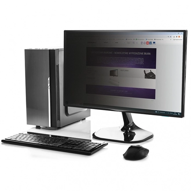 Filtru de confidențialitate 24 inch negru