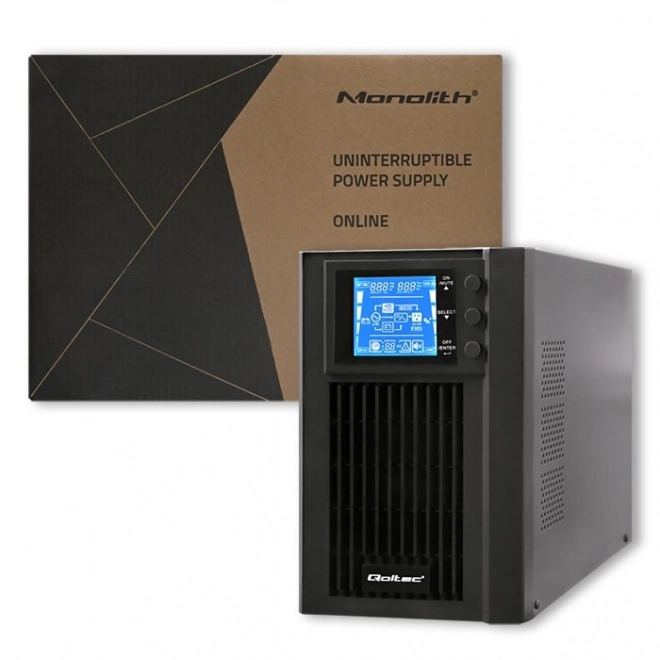 Zasilator UPS pur ondă sinusoida curată 1KVA 800W cu ecran LCD și USB