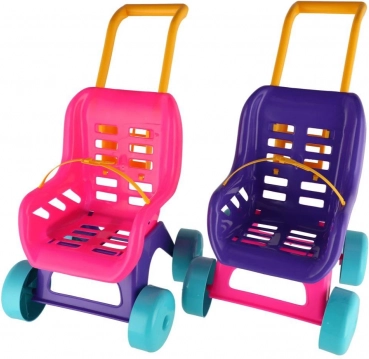 Teddies cărucior pentru păpuși Buggy Sport roz‑mov