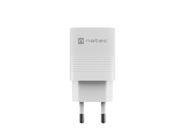 Încărcător de perete Natec Ribera GAN 30W USB-A și USB-C Alb