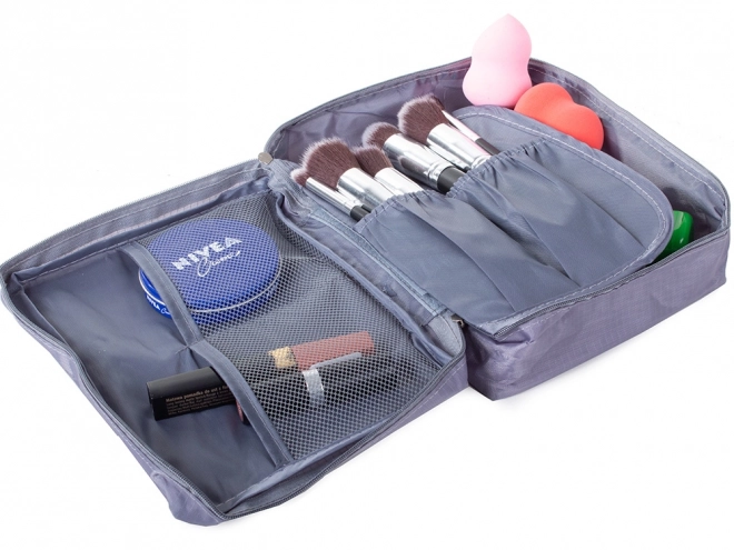 Organizator de călătorie cosmetică gri