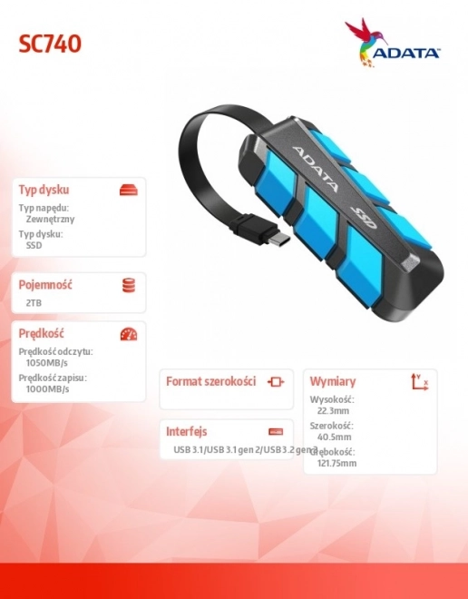 SSD extern 2TB