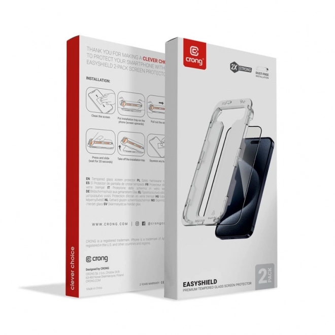 Sticlă protecție EasyShield pentru iPhone 15 Pro