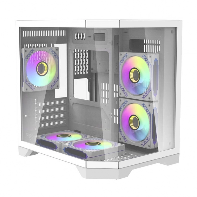 Carcasă Pc Darkflash Ft350 Cu 5 Ventilatoare ARGB Alb