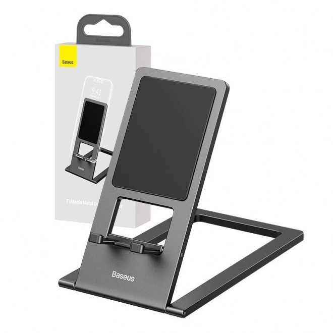 Stativ metalic pentru telefon și tabletă gri
