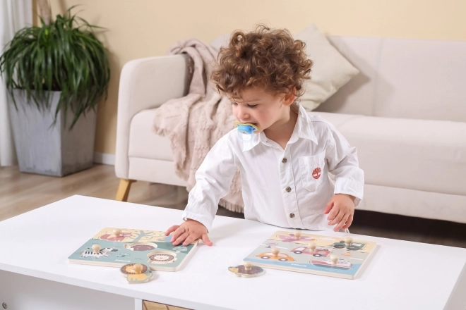 Puzzle cu mânere Polar B pentru copii