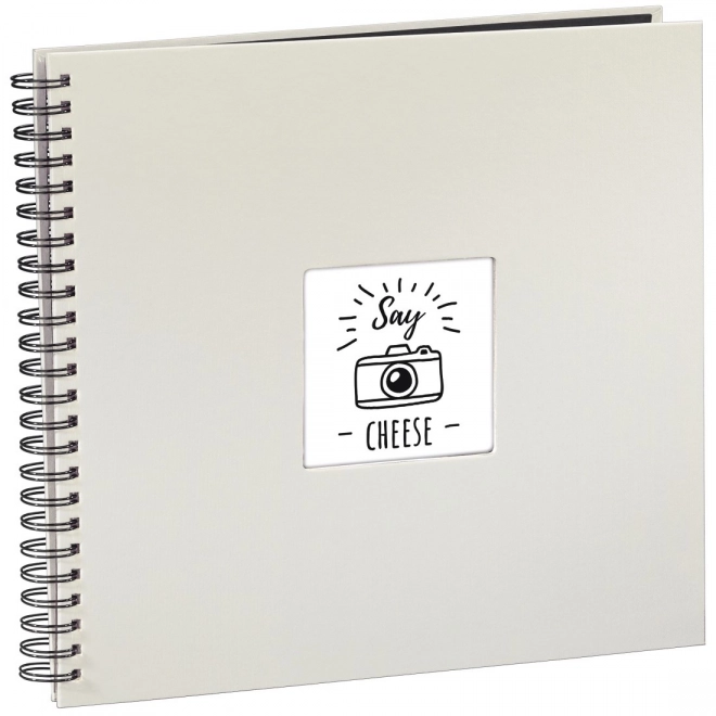 Album cu file negre 36x32, alb