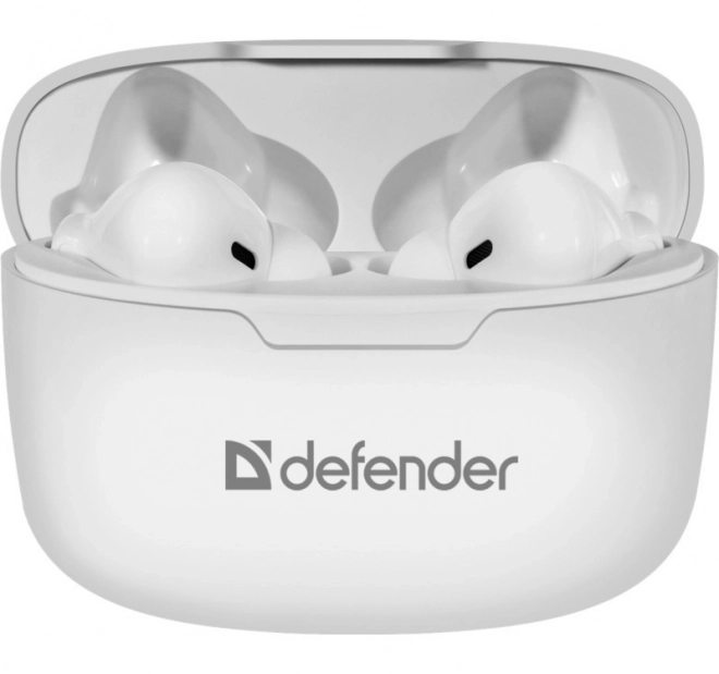 Căști wireless Defender Twins albe