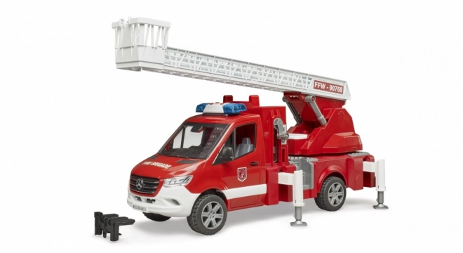 Mașină de pompieri Mercedes-Benz Sprinter cu scară pentru copii