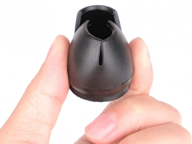 Protecții din pâslă pentru picioarele scaunului 12-16 mm negre set 16 bucăți