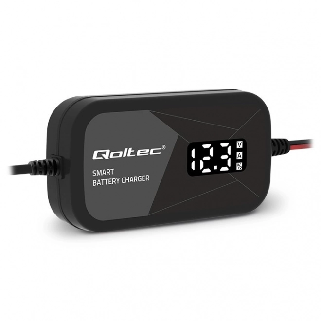 Încărcător inteligent cu microprocesor 12V 2A pentru acumulator AGM GEL cu funcție de regenerare și afișaj LCD