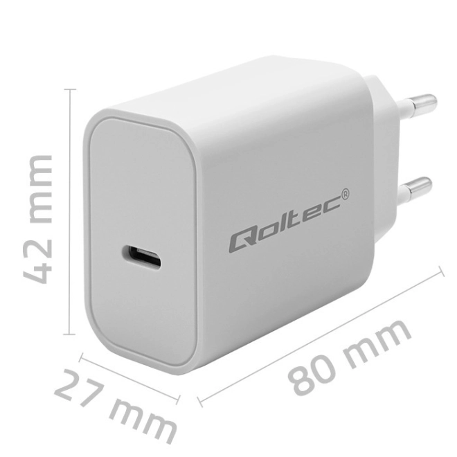 Încărcător rapid USB-C 20W alb