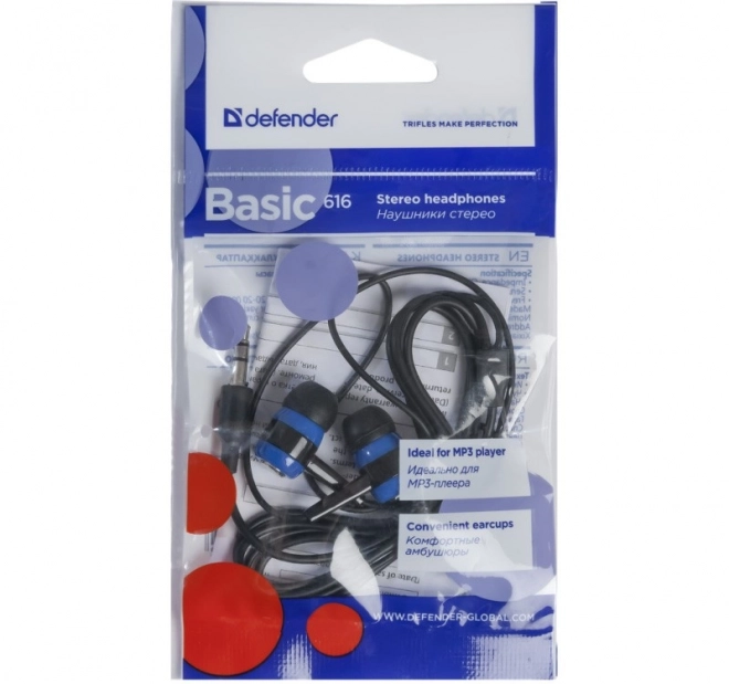 Căști intrăauriculare Defender BASIC
