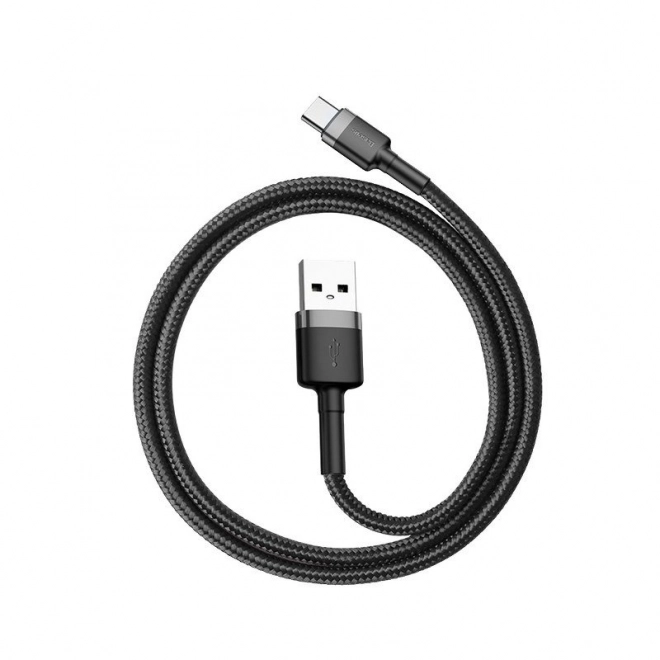 Cablu Baseus Cafule USB-C 1m gri-negru