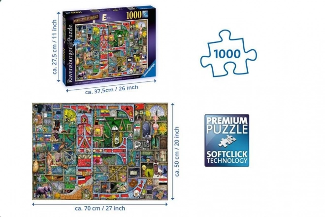 Puzzle alfabet minunat E & F Ravensburger 1000 piese