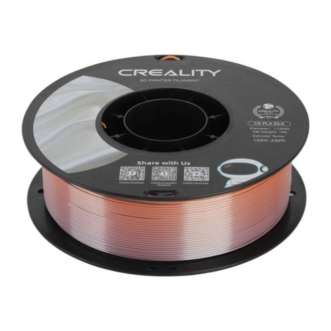 Filament PLA mătăsos Creality curcubeu