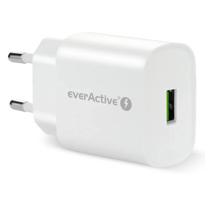 Încărcător USB alb 18W QC3.0