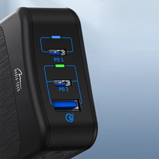 Încărcător universal 65W cu USB-C și USB