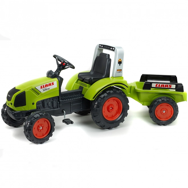 FALK Tractoare cu pedale Claas Arion 430 cu remorcă