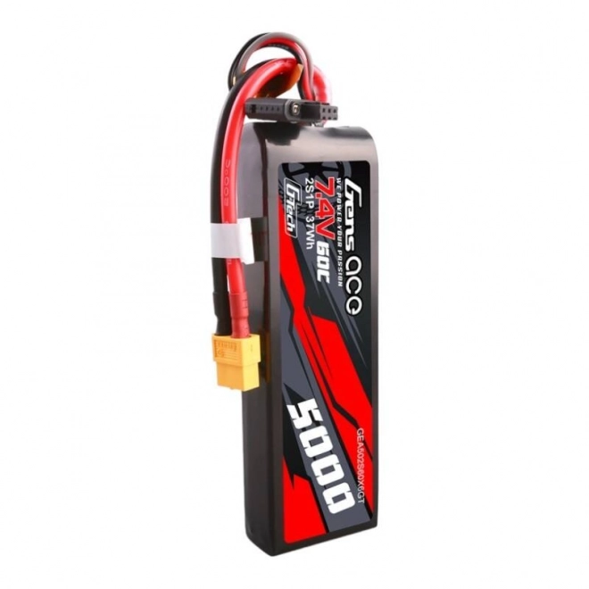 Baterie lipo Gens Ace G-Tech 5000mAh 7,4V 60C cu carcasa din PC și conector XT60