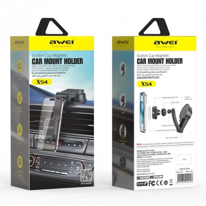 Suport auto magnetic universal