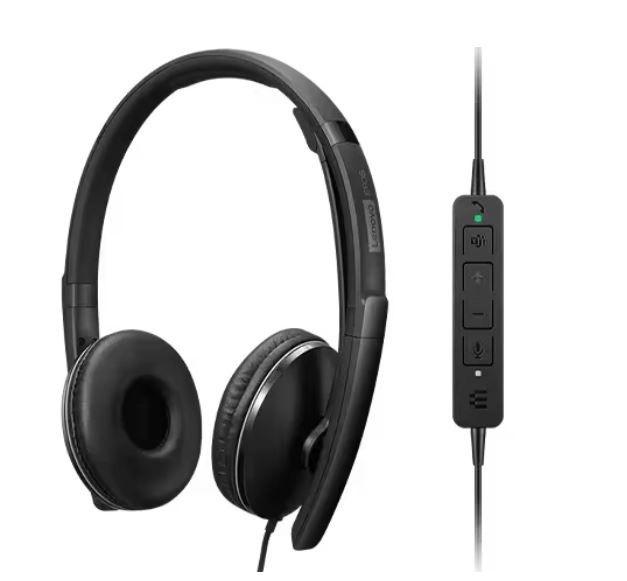 Set căști Lenovo cu ANC Gen 2 pentru Teams