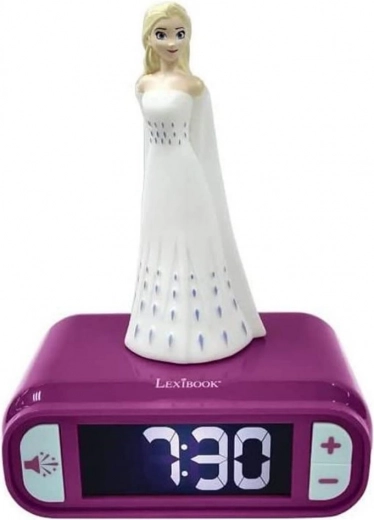 Ceas deșteptător decorativ cu lumină de noapte LED