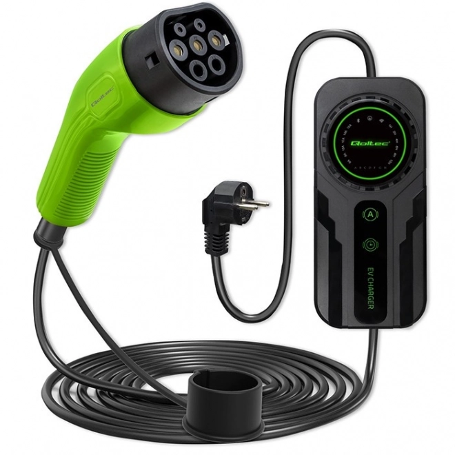 Încărcător auto electric EV portabil tip 2 cu afișaj LCD