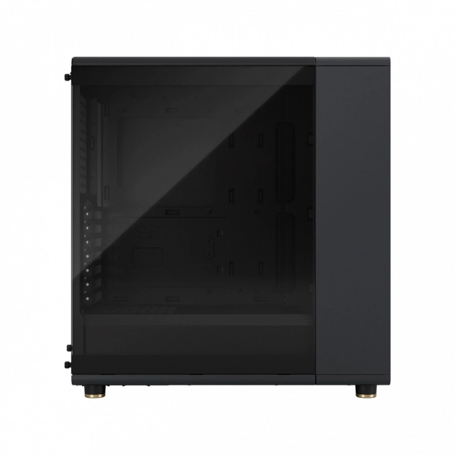 Carcasă Fractal Design North neagră cu elemente din lemn