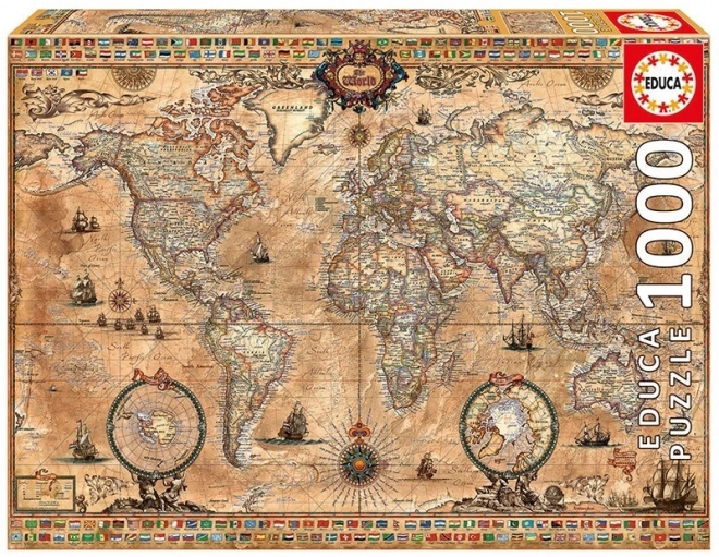 Puzzle 1000 piese antica hartă
