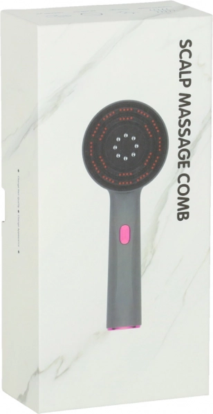 Perie de masaj pentru cap cu USB și lumină infraroșie