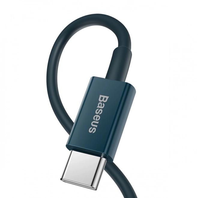Cablare USB-C pentru iPhone 20W PD 2m albastru
