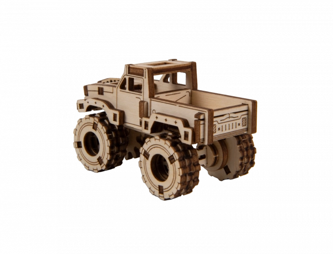 Puzzle 3D din lemn camion monstru