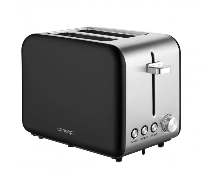 Toster inox Concept negru