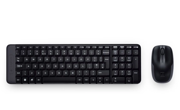 Set wireless Logitech MK220 tastatură și mouse