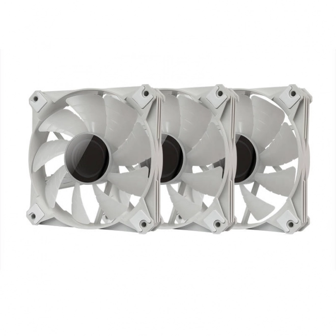Ventilatoare PC ARGB Darkflash Infinity 8 alb set 3 în 1