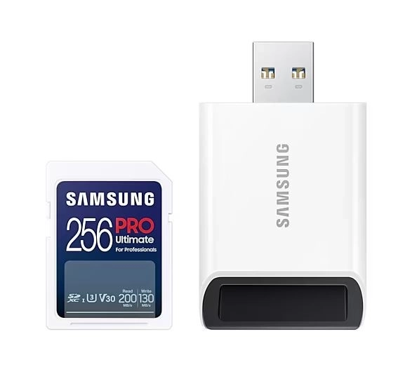 Karta de memorie SD Samsung Pro Ultimate 256GB cu cititor