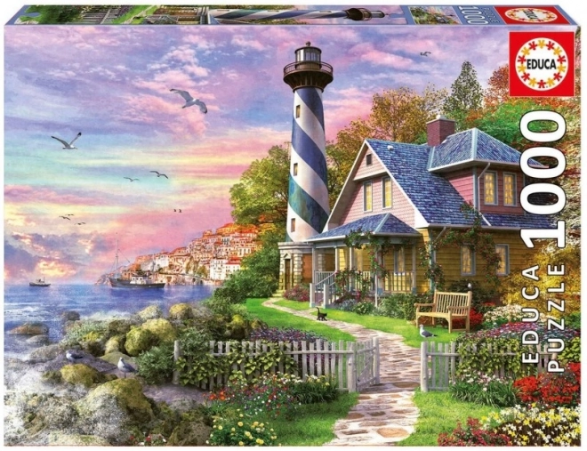 Educa puzzle far de golf Rock Bay 1000 piese