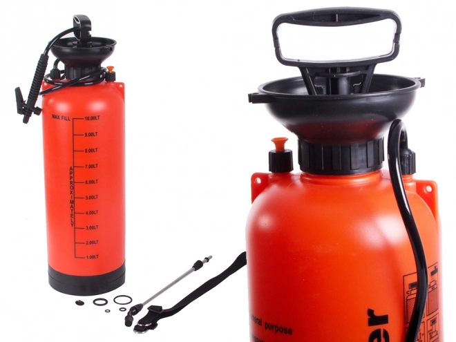 Pulverizator manual cu presiune, cu lancie lungă 10l