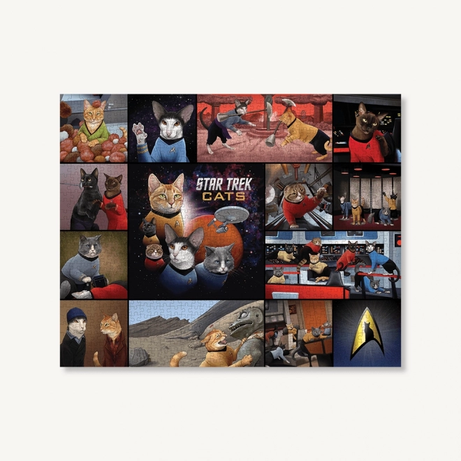 Puzzle Cărți Chronicle Star Trek pisici 1000 de piese