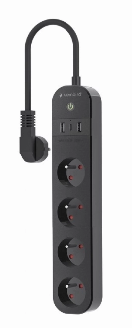 Listă inteligentă cu 4 prize și 3 porturi USB Tuya