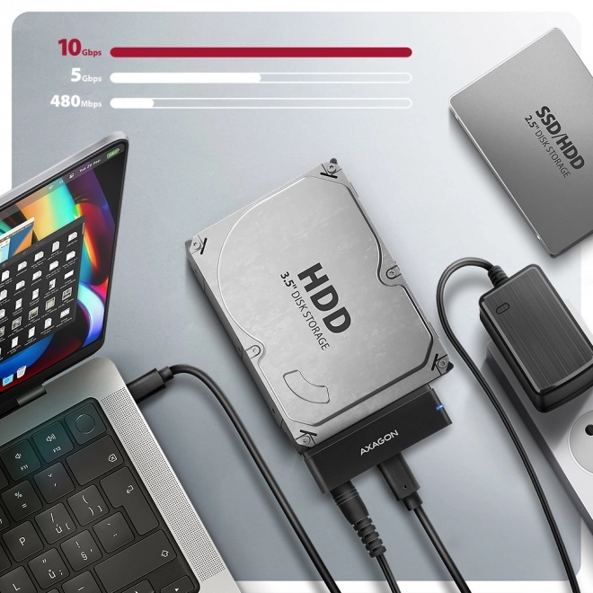 Adaptor USB-C SATA pentru SSD/HDD