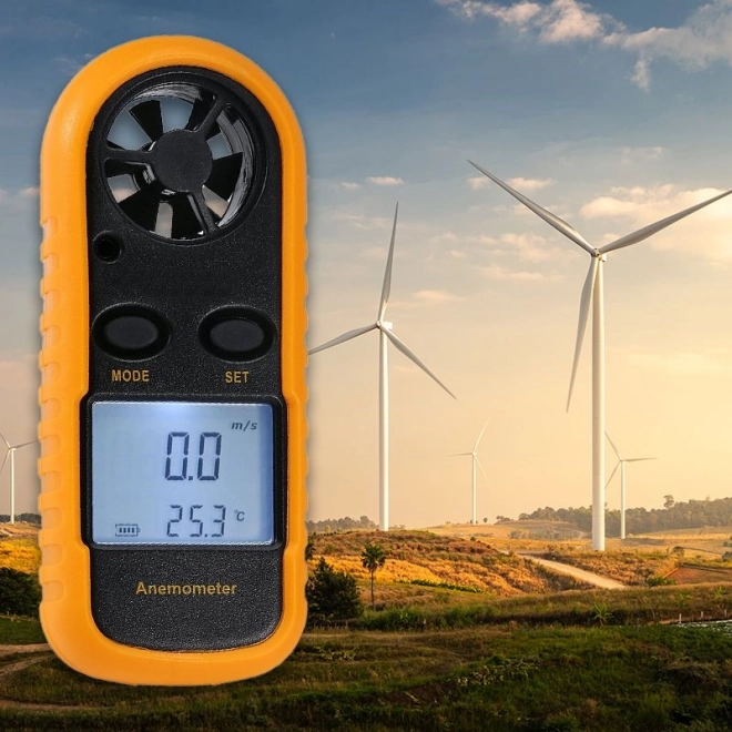 Anemometru portabil pentru viteză și temperatură vânt