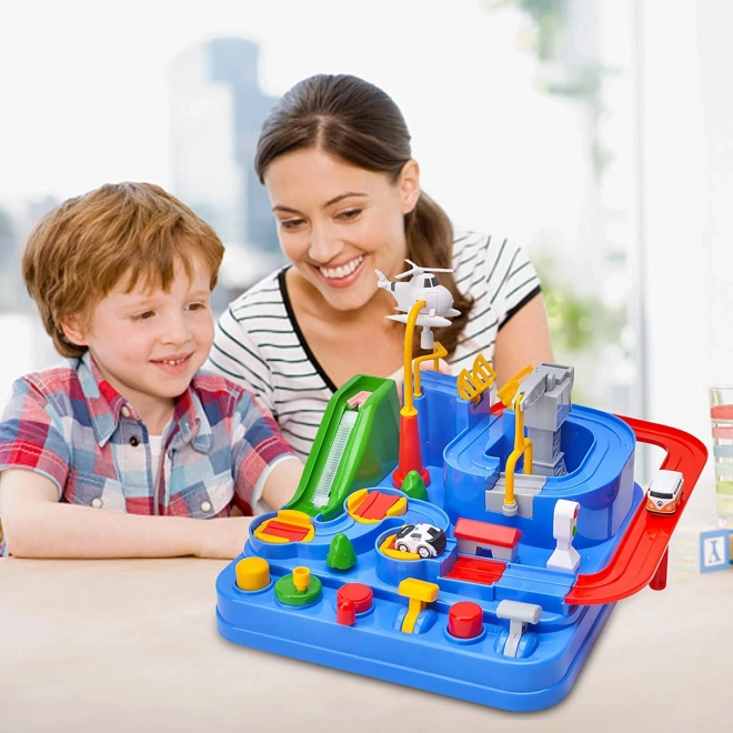 Set circuit obstacole interactiv pentru masini