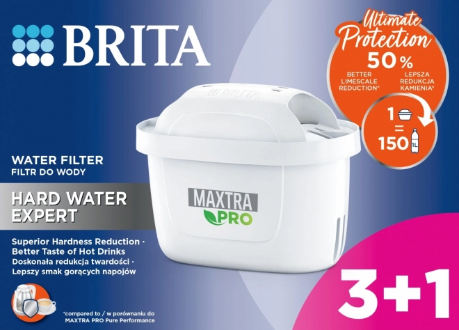 Filtru schimb Maxtra PRO Expert Apă Dură 3+1 bucăți