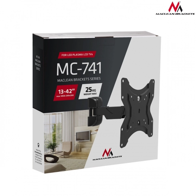 Suport TV sau monitor 13-42 inch negru