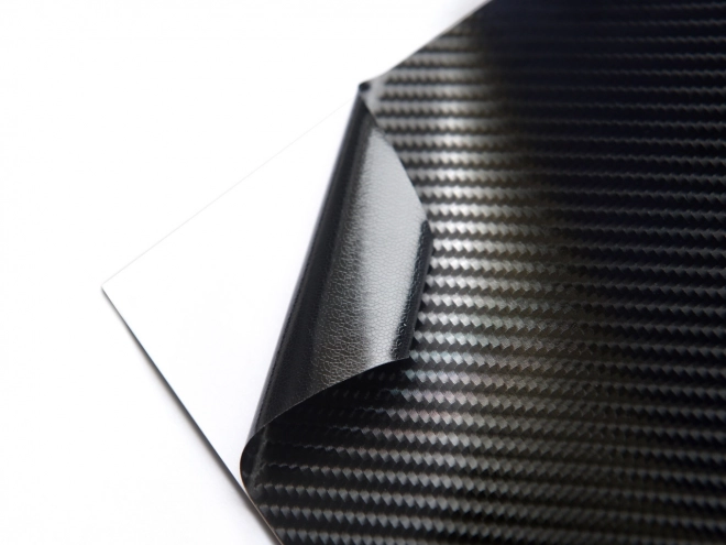 Folie carbon 4D neagră