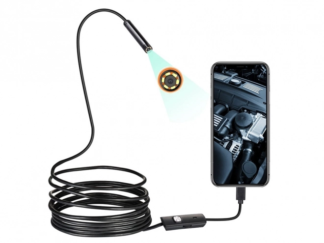 Cameră endoscopică inspecție Android PC USB 5M LED