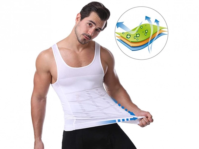 Tricou modelator bărbătesc slim