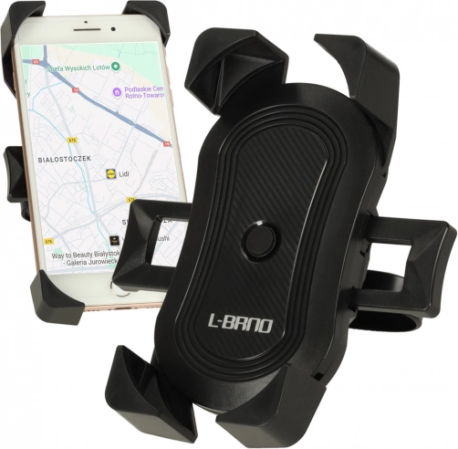 L-BRNO suport universal de telefon pentru bicicletă, motocicletă și trotinetă – negru
